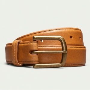 Tecovas Calfskin belt in caramel; Size 42